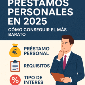 Descubre cómo conseguir los préstamos personales más baratos en 2025. Te explicamos tipos de interés, requisitos, comparativas y estrategias para ahorrar en tu financiación