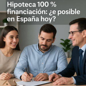 hipoteca 100 % financiación