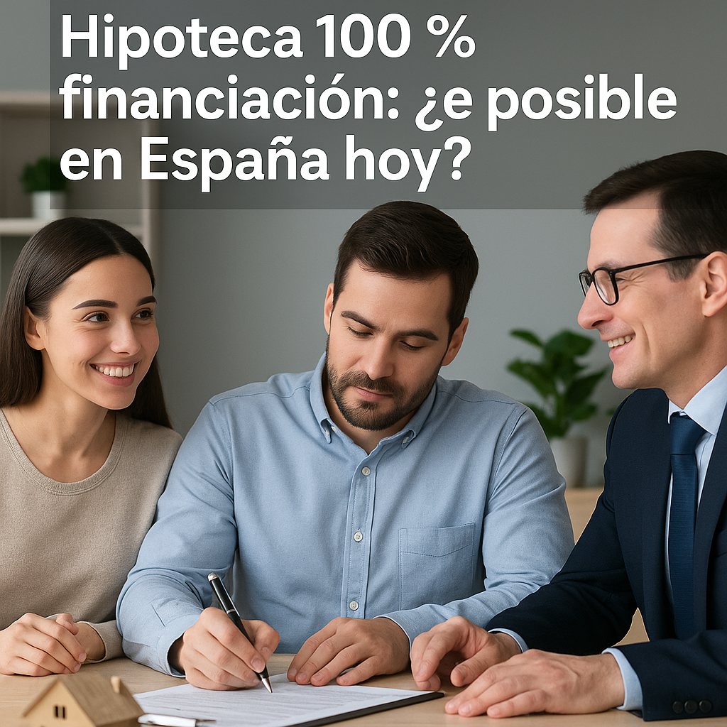 hipoteca 100 % financiación
