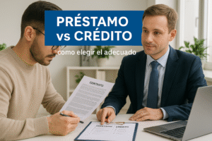 diferencia entre préstamo y crédito