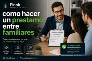 como hacer un prestamo entre familiares