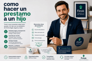 como hacer un prestamo a un hijo